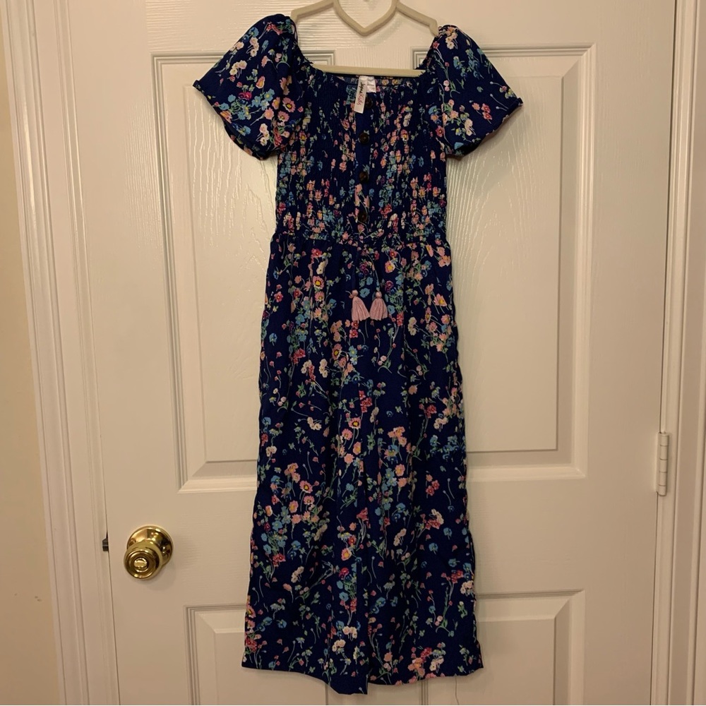 Japna Kids - Floral Jumpsuit - Girls’ 7